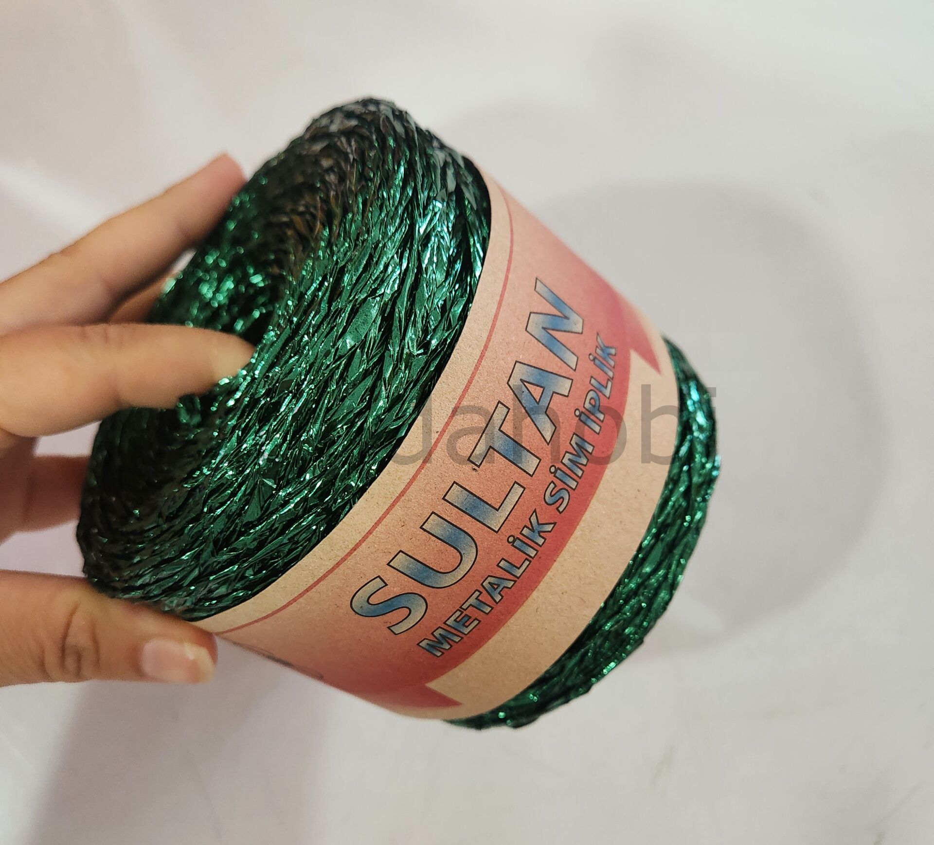 Sultan Metalik Kağıt İp Zümrüt