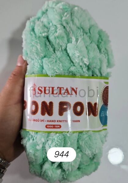 Sultan PonPon İp (Dut İp) 944 Mint