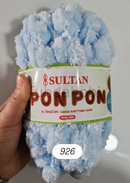 Sultan PonPon İp (Dut İp) 926 BebeMavi