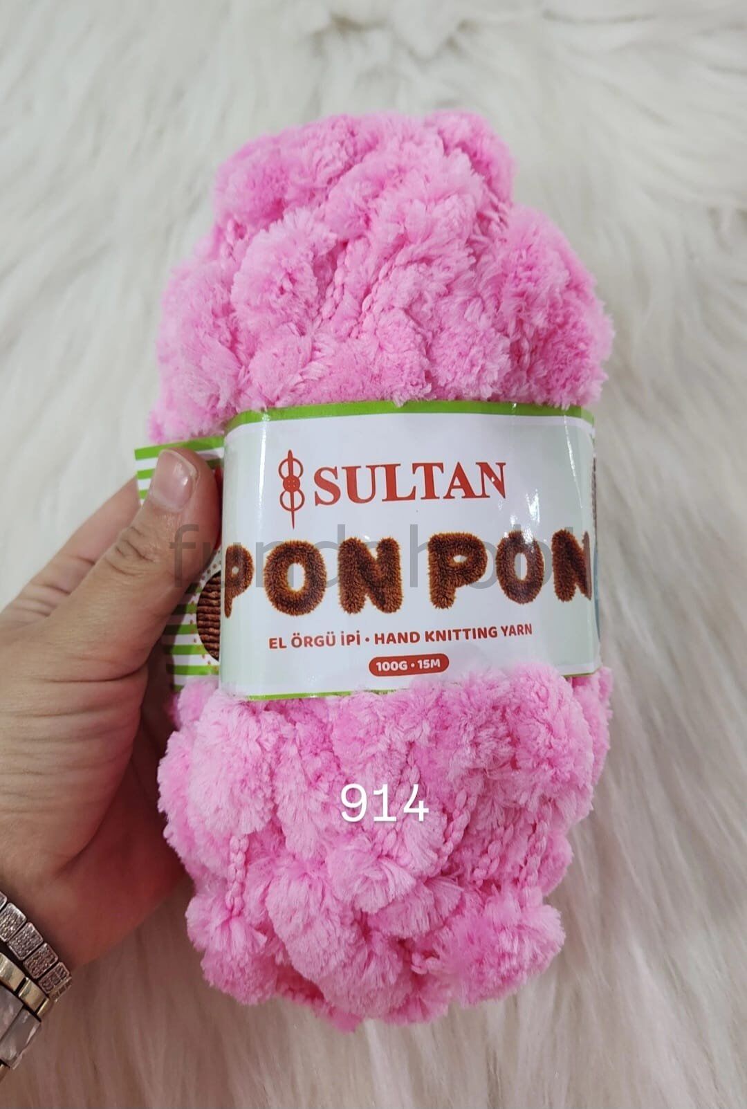 Sultan PonPon İp (Dut İp) 914 Pembe