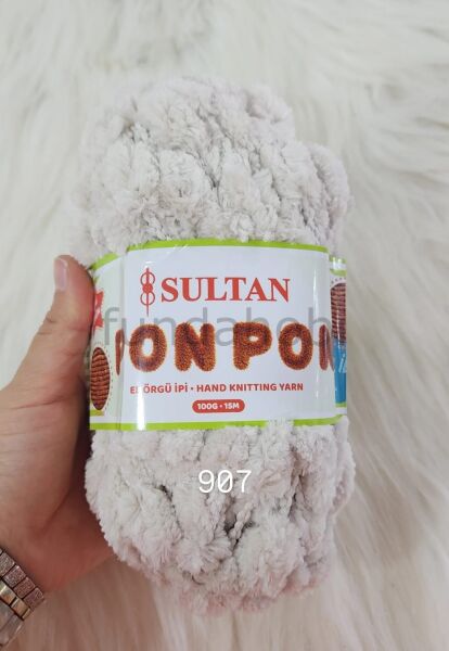 Sultan PonPon İp (Dut İp) 907 Taş