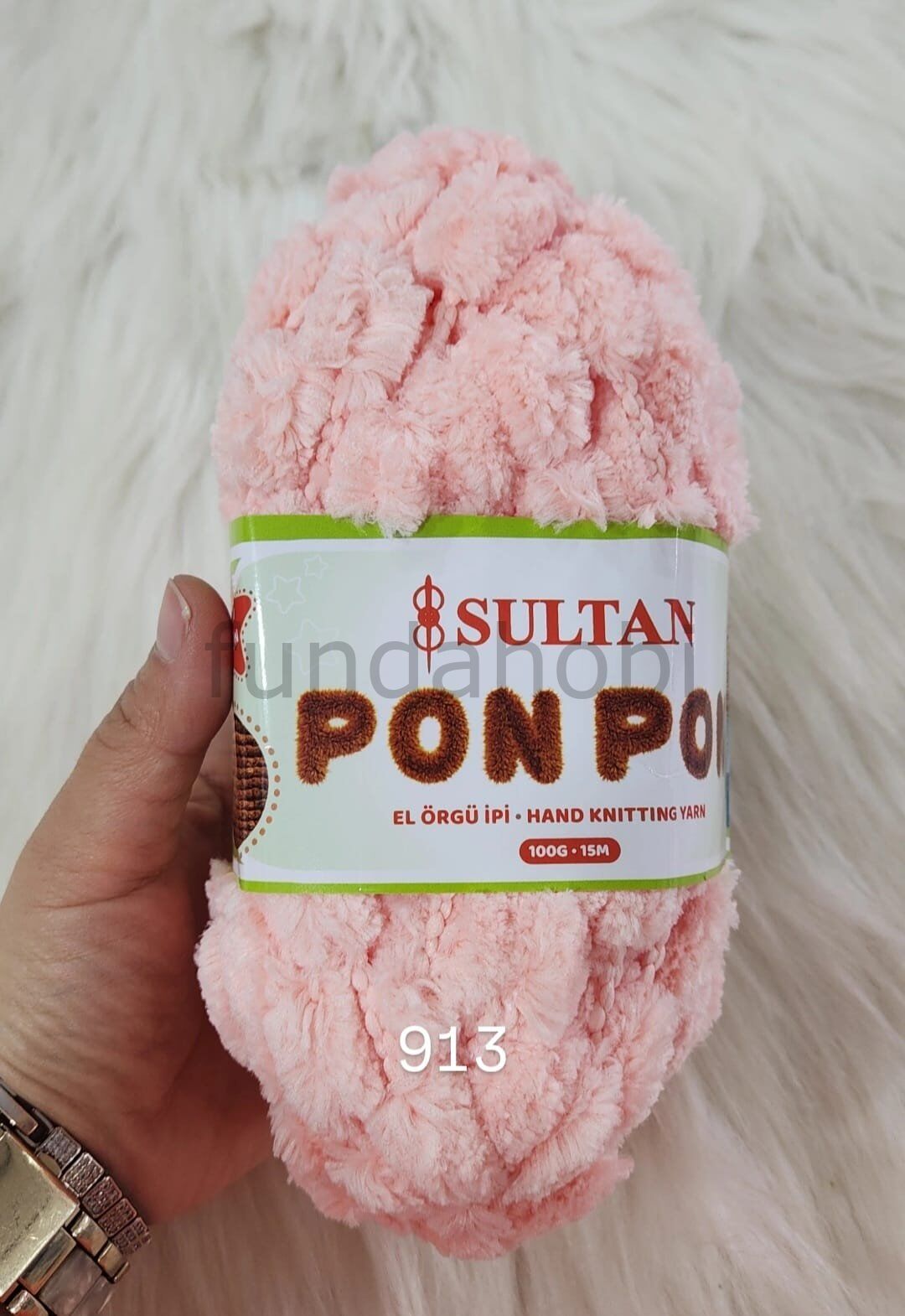 Sultan PonPon İp (Dut İp) 913 Somon
