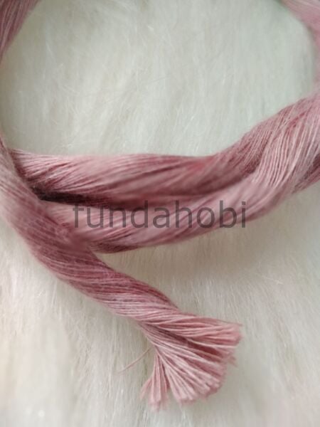 Taranabilir Pamuk Makrome ipi 3mm Gülkurusu