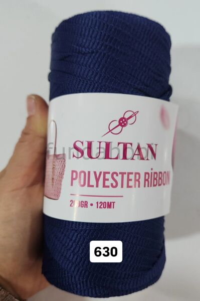 Sultan Polyester Ribbon 658-Lacivert