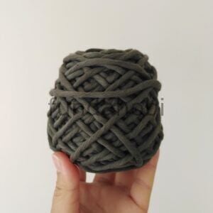 Taranabilir Pamuk Makrome ipi 3mm AskeriYeşil2 500 gr