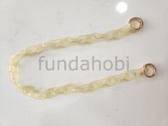 Plastik (polimer) Zincir Askı -Sarı