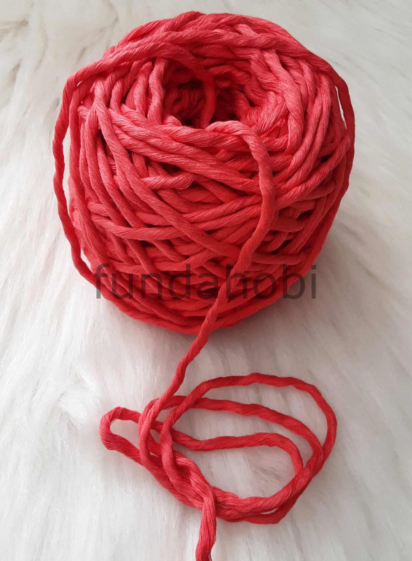 Taranabilir Pamuk Makrome ipi 3mm Narçiçeği2