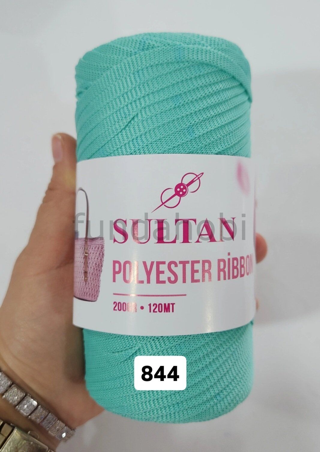 Sultan Polyester Ribbon 844-Yeşil