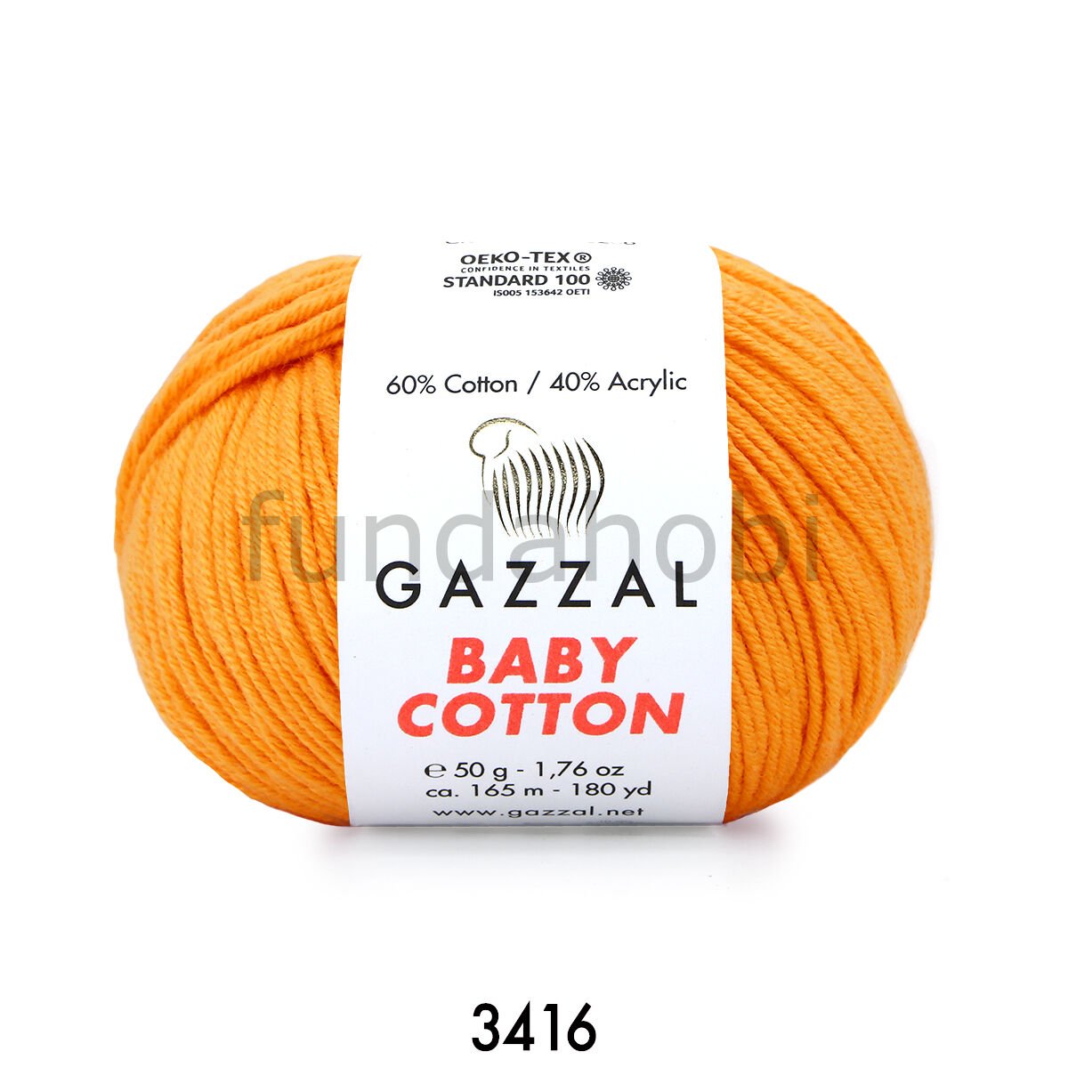 Gazzal Baby Cotton Hardal/Sarı