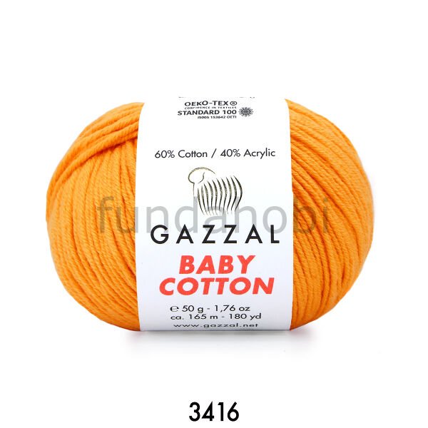 Gazzal Baby Cotton Hardal/Sarı