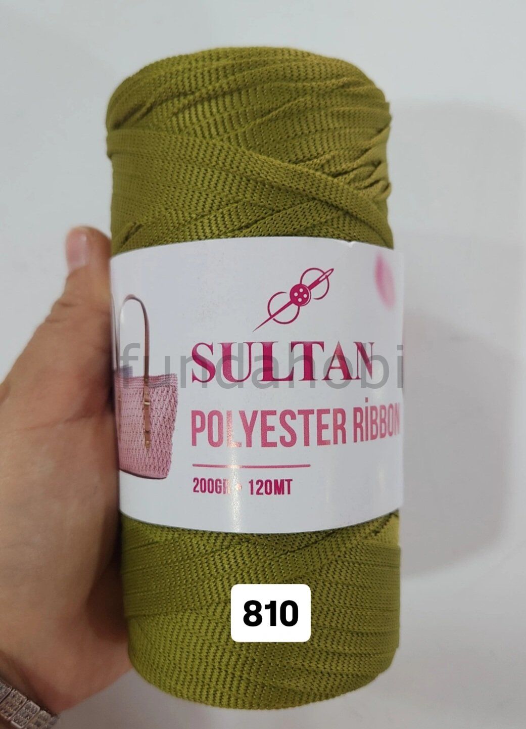 Sultan Polyester Ribbon 810-Yeşil