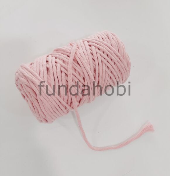 Taranabilir Pamuk Makrome ipi 3mm NudePembe