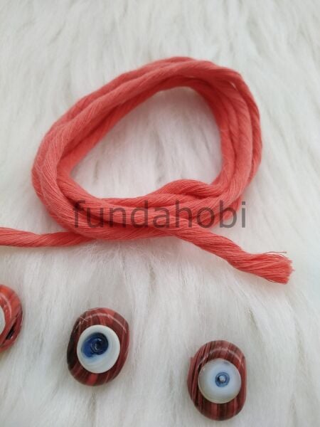 Taranabilir Pamuk Makrome ipi 3mm Narçiçeği 500 gr