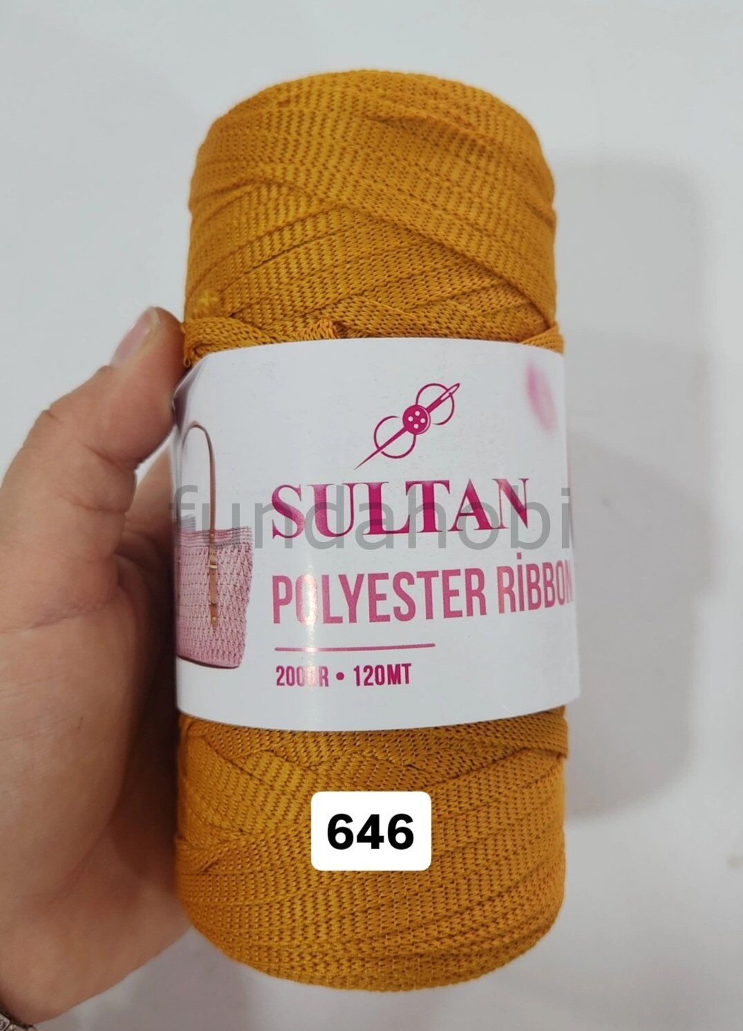 Sultan Polyester Ribbon 646-Hardal