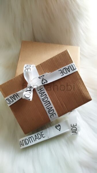 2 cm Handmade Saten Kurdele (Siyah)