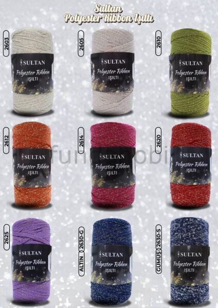 Sultan Simli Polyester Ribbon İp