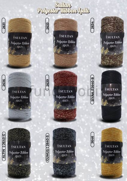 Sultan Simli Polyester Ribbon İp