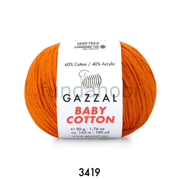 Gazzal Baby Cotton TURUNCU