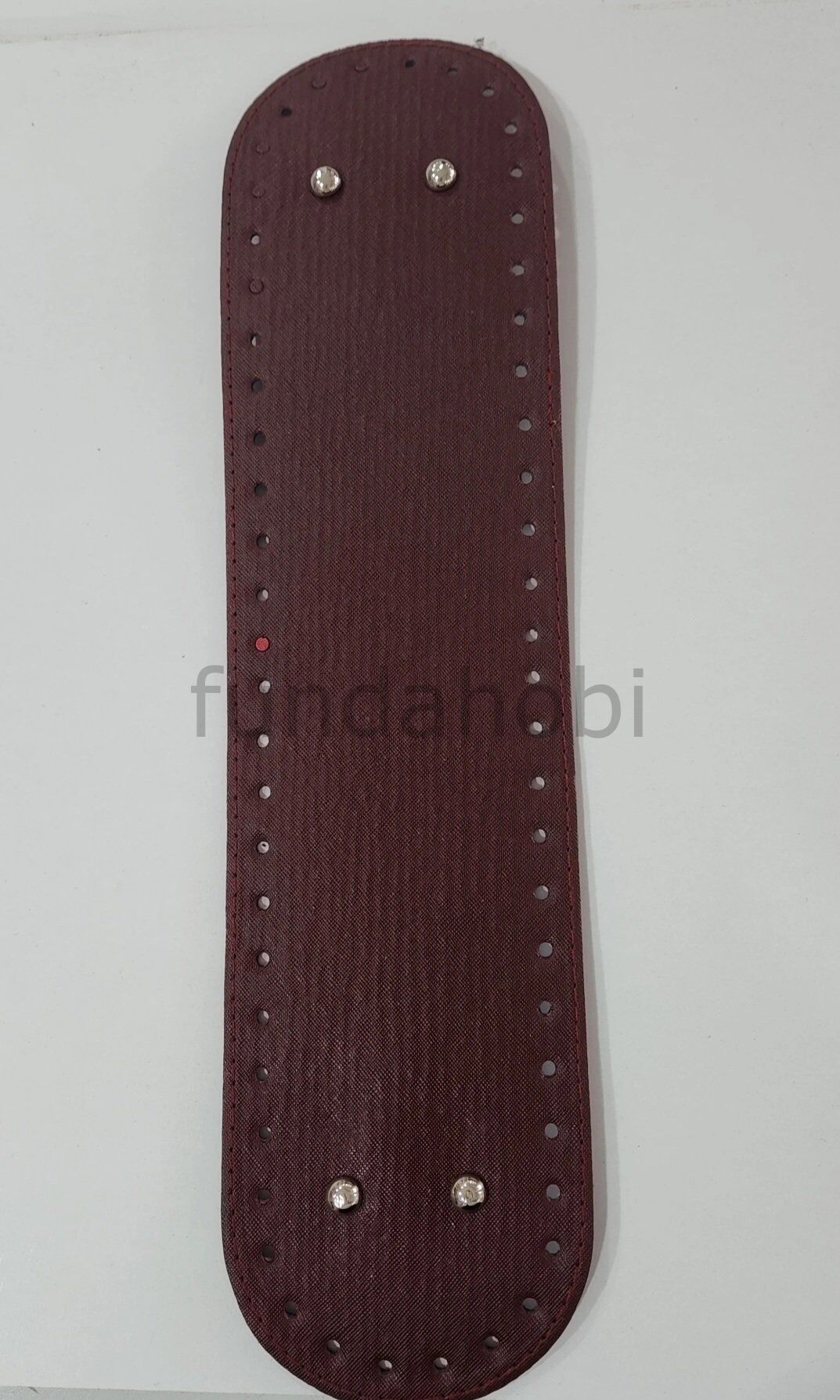 Çanta Tabanı 10x40 cm bordo