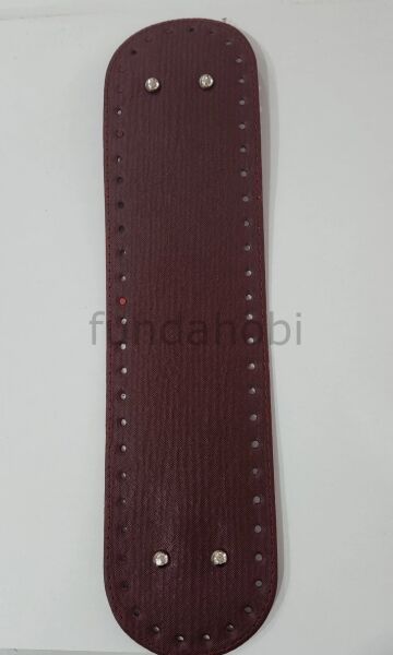 Çanta Tabanı 10x40 cm bordo
