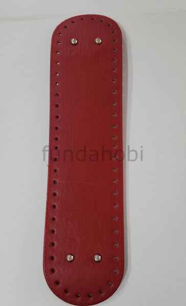 Çanta Tabanı 10x40 cm Kırmızı