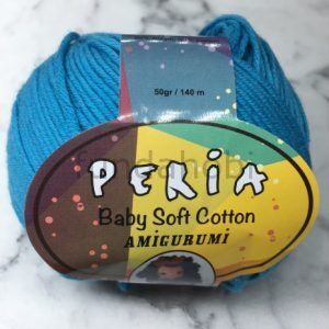 Peria Baby Soft Cotton Elsa/Şirinler Mavi-14