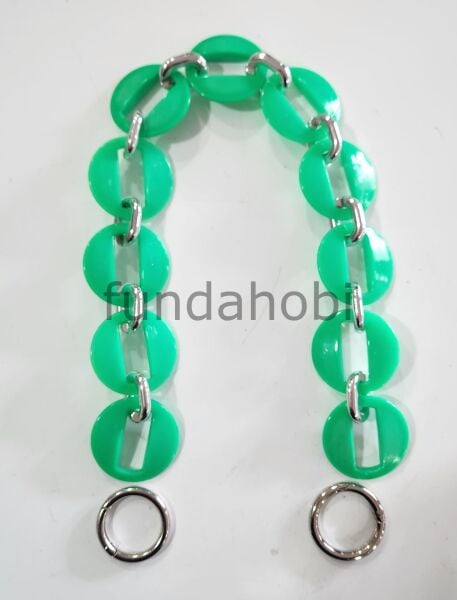 Akrilik Çanta Sapları-Gümüş Aparatlı