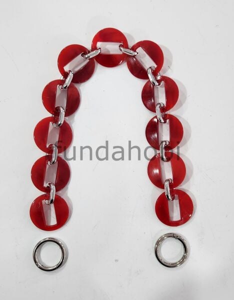 Akrilik Çanta Sapları-Gümüş Aparatlı