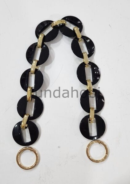 Akrilik Çanta Sapları-Gold Aparatlı