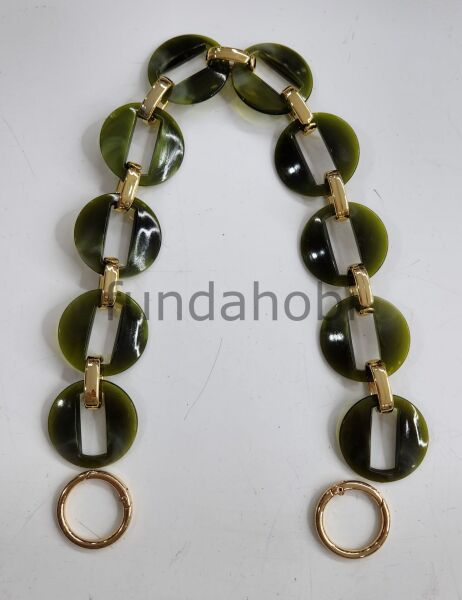 Akrilik Çanta Sapları-Gold Aparatlı