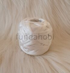 Yumak Amigurumi Saç İpi-Beyaz