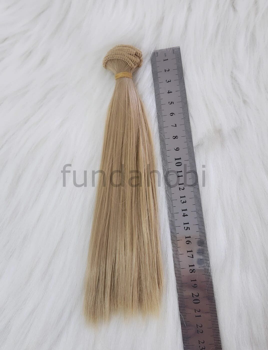 Amigurumi Sentetik Düz Saç BebeSarı