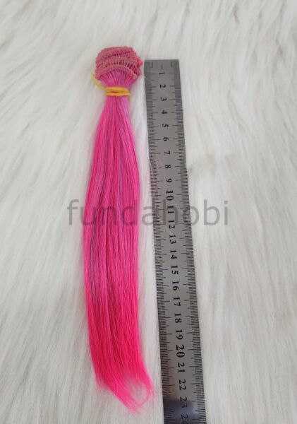 Amigurumi Sentetik Düz Saç FUŞYA