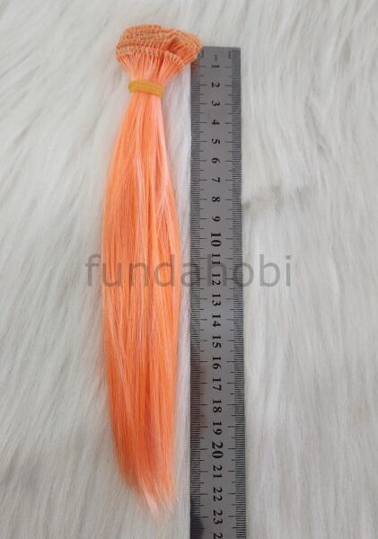 Amigurumi Sentetik Düz Saç TURUNCU