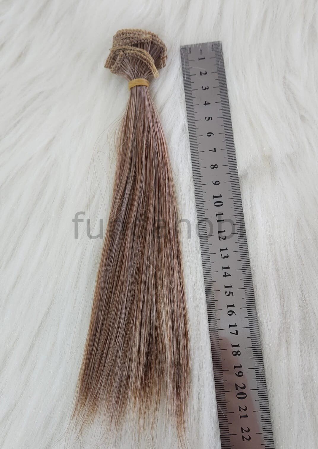 Amigurumi Sentetik Düz Saç PilatinKumral