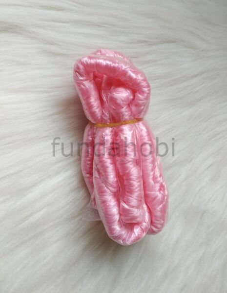 Kıvırcık Tüp Saç AÇIK PEMBE