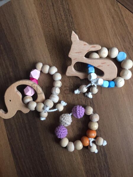 14 MM RENKLİ AHŞAP MAKROME BONCUĞU