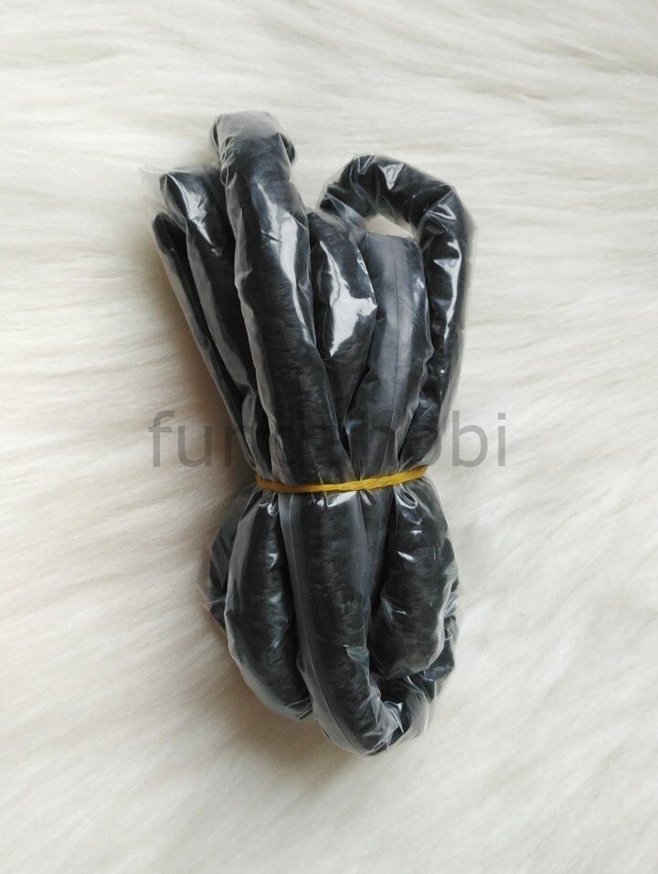 Kıvırcık Tüp Saç SİYAH