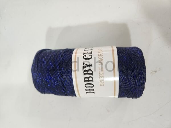 Hobby Club Simli Polyester Makrome Lacivert