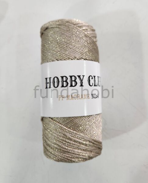Hobby Club Simli Polyester Makrome Gold2