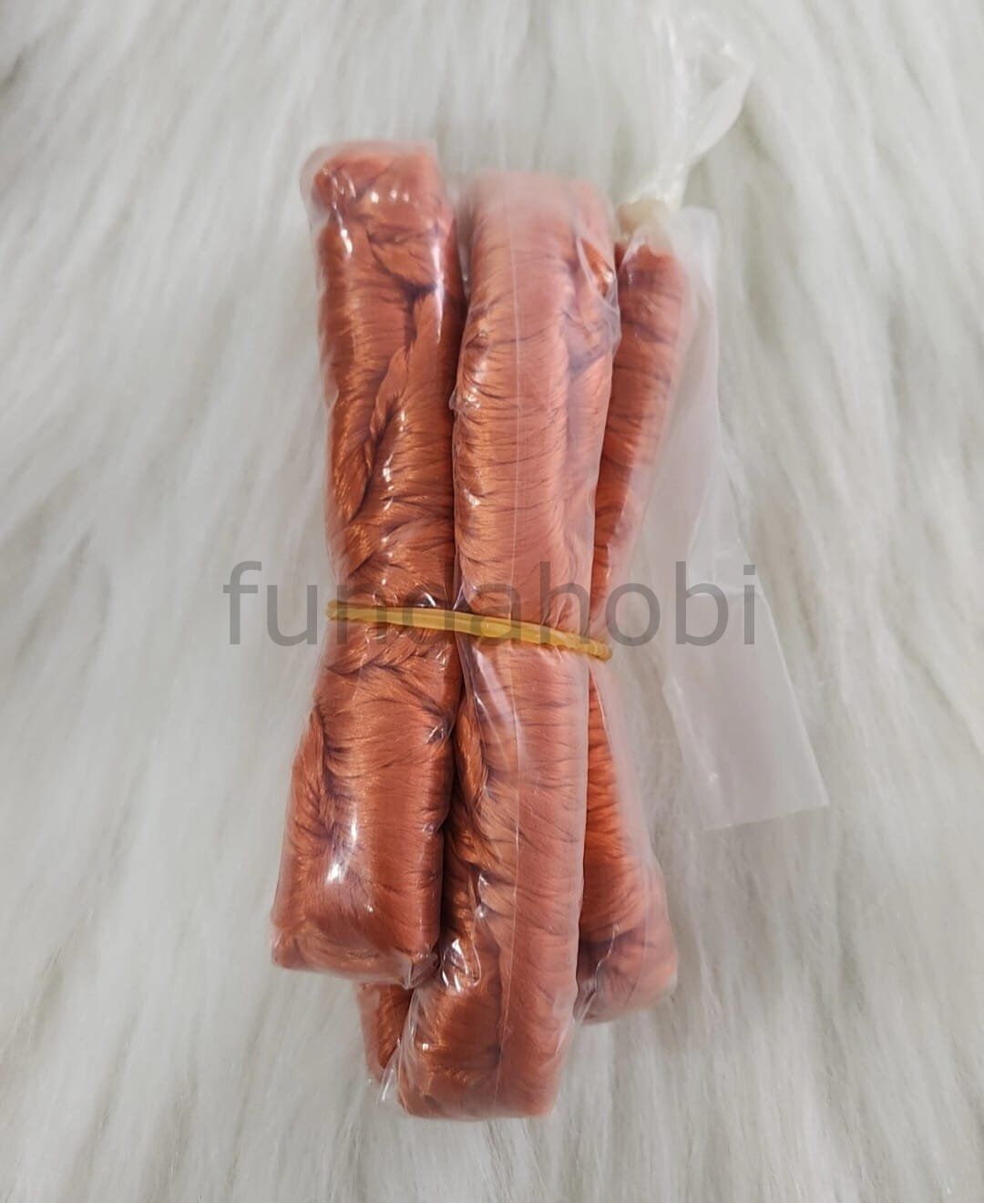 Kıvırcık Tüp Saç Kiremit/Kahverengi