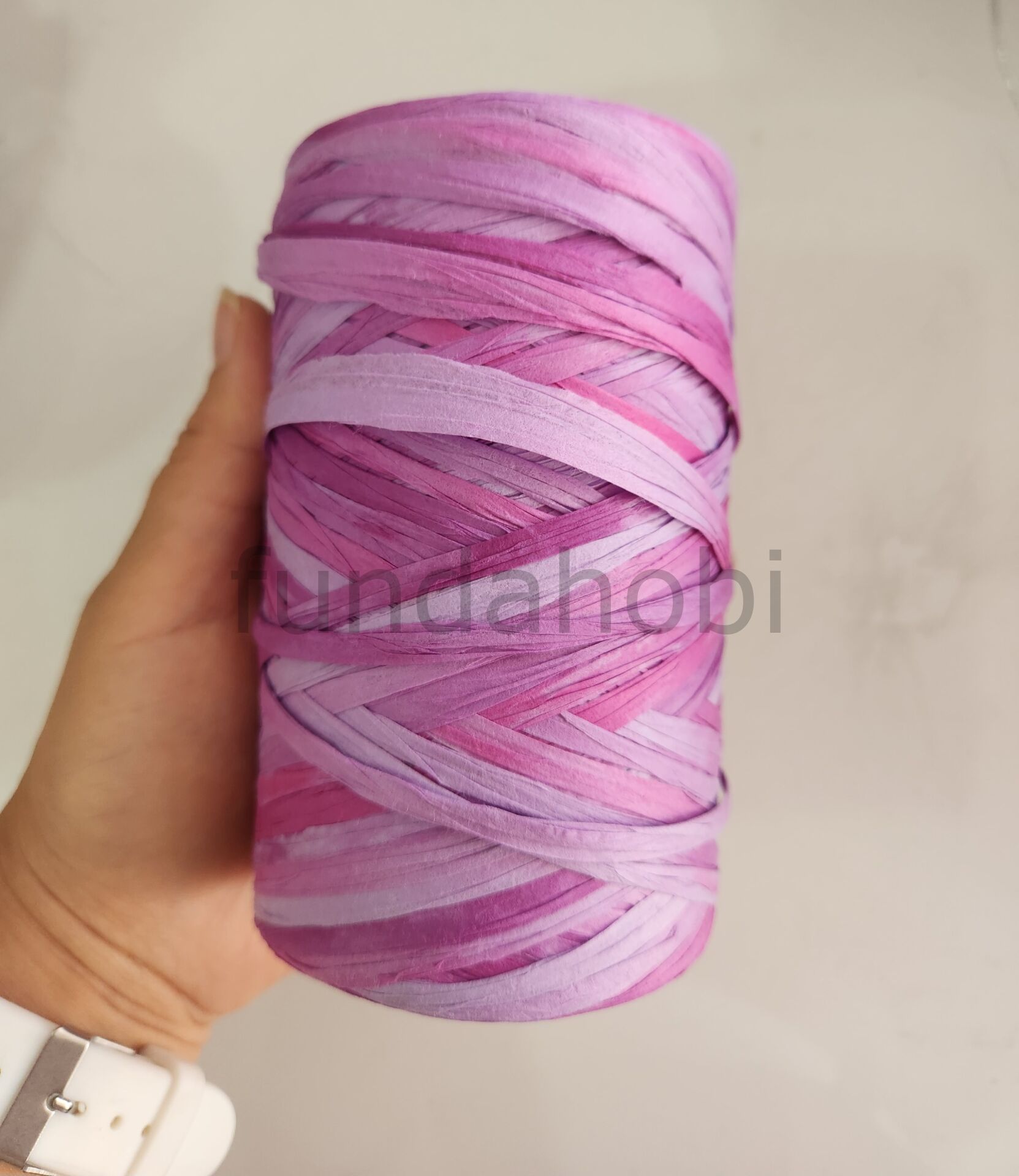 Yerli Batik Rafya-Lila Tonları