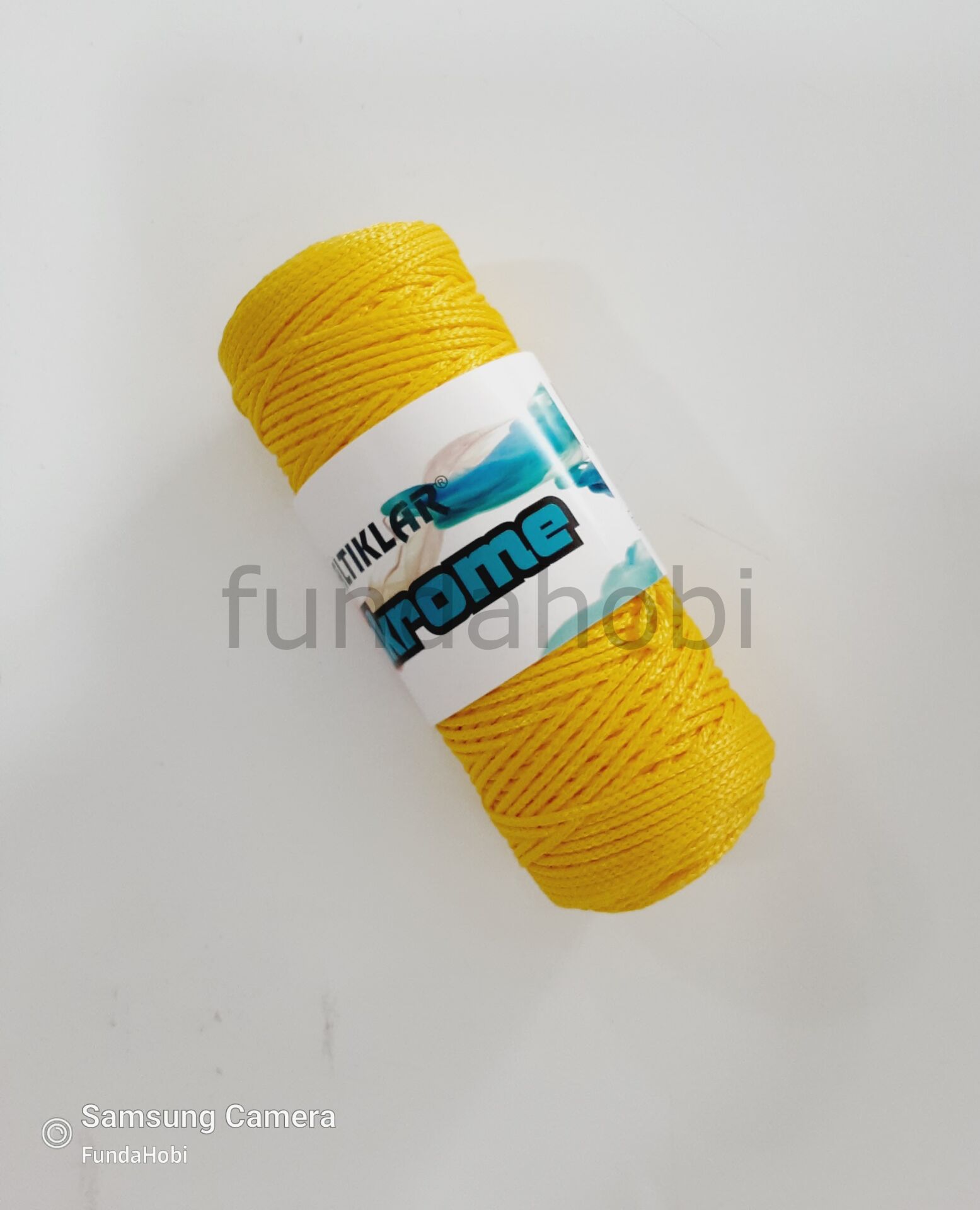 Saltıklar Polyester Makrome İpi 500-Sarı