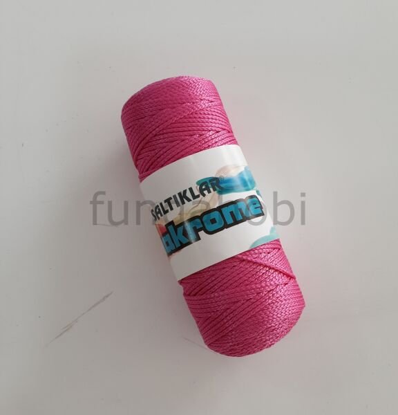 Saltıklar Polyester Makrome İpi 1538-Fuşya