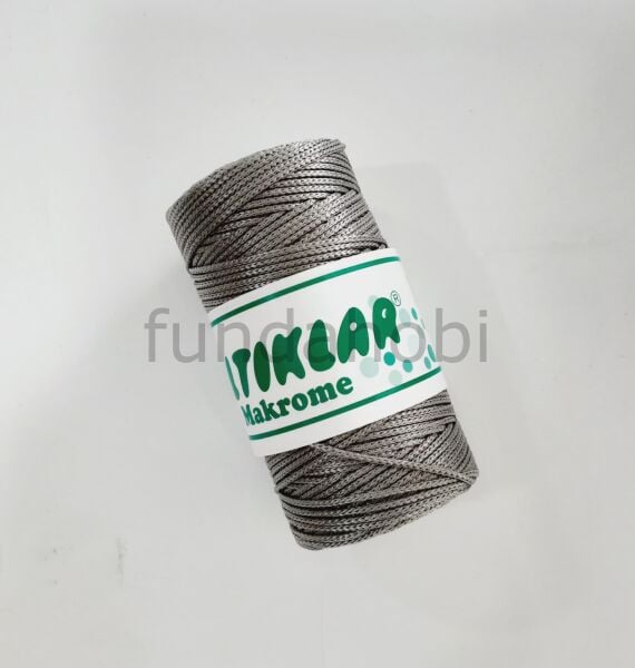 Saltıklar Polyester Makrome İpi 430-OrtaGri