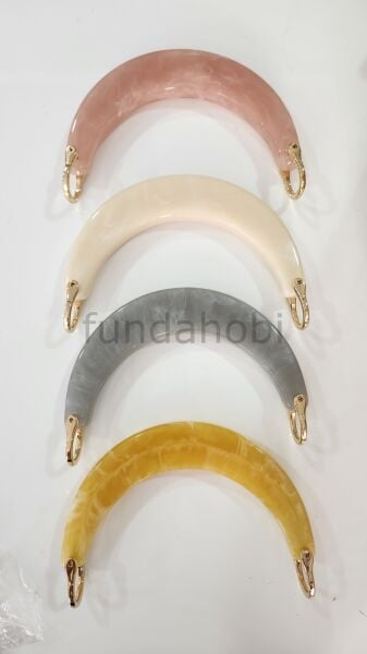 Yarımay Akrilik Çanta Sapı (1Adet)