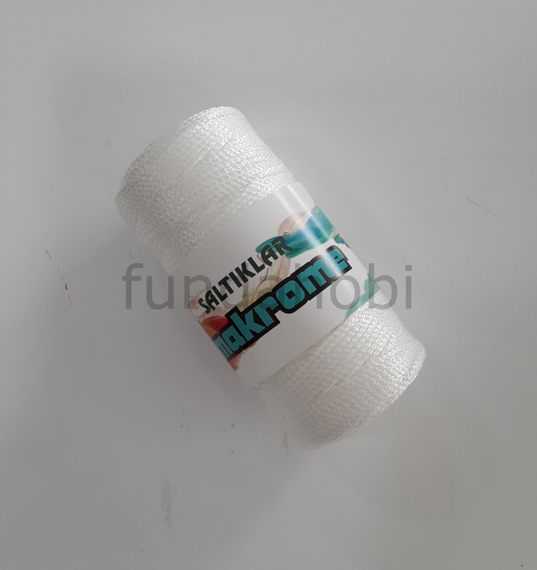 Saltıklar Polyester Makrome İpi BEYAZ