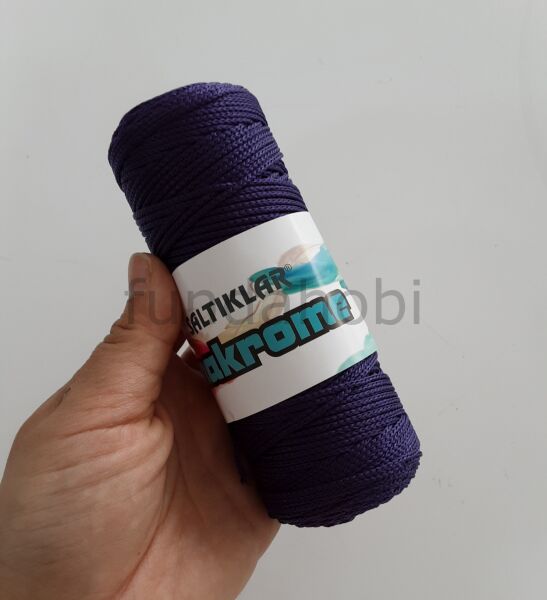 Saltıklar Polyester Makrome İpi 4250-Mor