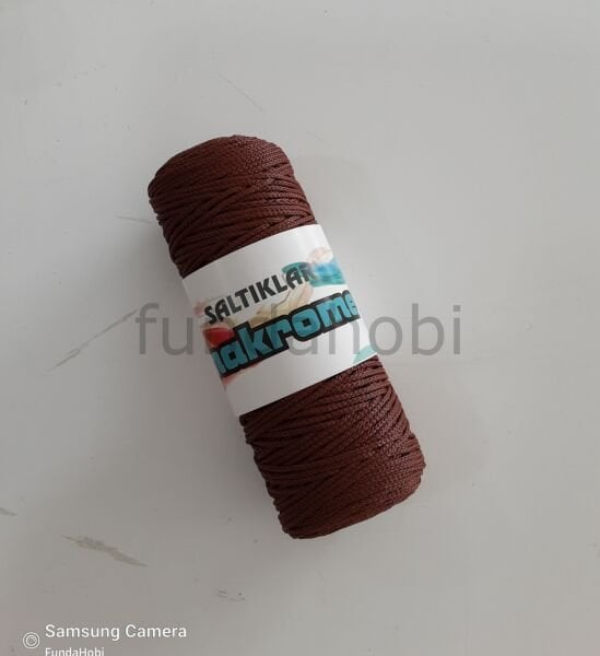 Saltıklar Polyester Makrome İpi 2060-Taba