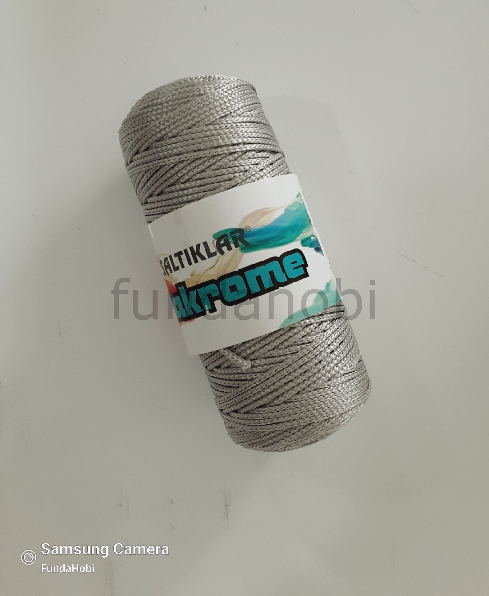 Saltıklar Polyester Makrome İpi 34 Gri